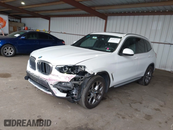 2021 BMW X3 xDrive30i with VIN 5UXTY5C03M9F57938, listed as a IAAI auction lot 41093987 with 102,557 mi miles and . Bid and sale history available at DreamBid. Image 17.