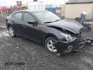 2015 Mazda 3 i SV with VIN JM1BM1T73F1243820, listed as a IAAI auction lot 41167112 with 126,063 mi miles. Bid and sale history available at carsss.com. Image 1.