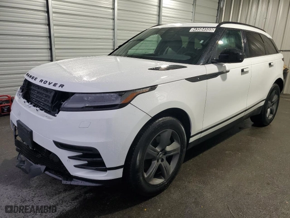2025 Land Rover Range Rover Velar Dynamic SE with VIN SALYL2EX6SA397845, listed as a Copart auction lot 43584555 with 15,192 mi miles and Clean Title. Bid and sale history available at carsss.com. Image 1.