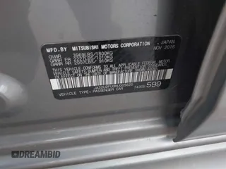 2017 Mitsubishi Lancer ES with VIN JA32U2FU0HU005625, listed as a IAAI auction lot 41378115 with 119,533 mi miles. Bid and sale history available at carsss.com. Image 9.