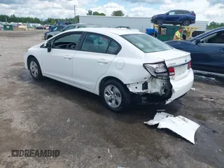 2013 Honda Civic LX z VIN 2HGFB2F51DH564066, wystawiony jako IAAI lot #42322023 z przebiegiem 204 617 mil mil oraz . Historia ofert i sprzedaży dostępna na DreamBid. Obrazek 3.