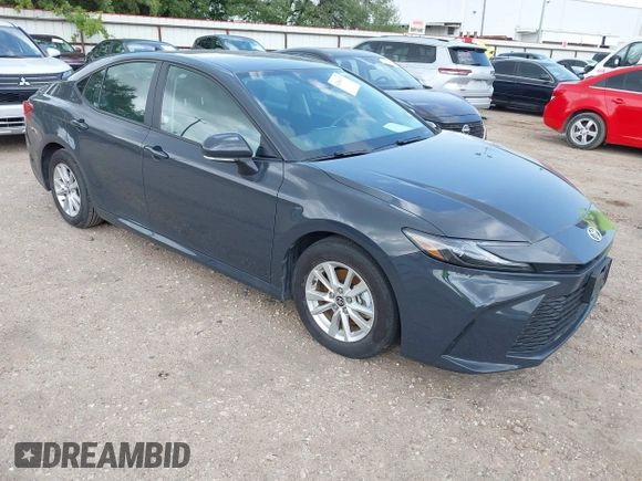 2025 Toyota Camry LE with VIN 4T1DAACK5SU522373, listed as a IAAI auction lot 42094179 with 6,264 mi miles and . Bid and sale history available at DreamBid. Image 1.