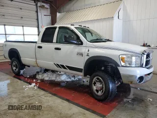 2008 Dodge Ram 3500 Laramie with VIN 3D7MX38AX8G188700, listed as a Copart auction lot 84154984 with 224,985 mi miles and Salvage Title. Bid and sale history available at carsss.com. Image 4.
