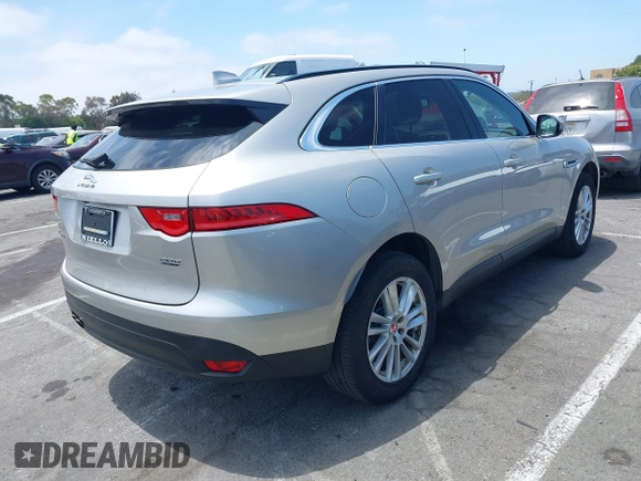 2017 Jaguar F-Pace 20d Prestige with VIN SADCK2BN1HA099059, listed as a IAAI auction lot 42720996 with 91,043 mi miles and . Bid and sale history available at DreamBid. Image 4.