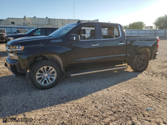 2022 Chevrolet Silverado 1500 LTD High Country with VIN 3GCUYHELXNG161132, listed as a Copart auction lot 74060234 with 0 mi miles and Clean Title. Bid and sale history available at carsss.com. Image 1.