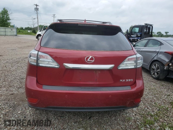 2012 Lexus RX 350 with VIN 2T2BK1BA8CC145341, listed as a Copart auction lot 60286815 with 261,879 mi miles and Clean title. Bid and sale history available at DreamBid. Image 6.