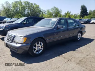 1998 Mercedes-Benz S-Class with VIN WDBGA51G9WA400659, listed as a Copart auction lot 66512954 with 0 mi miles and Salvage Title. Bid and sale history available at carsss.com. Image 1.
