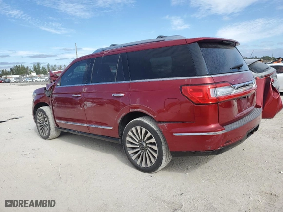2019 Lincoln Navigator Reserve with VIN 5LMJJ2LT5KEL05687, listed as a Copart auction lot 87421794 with 69,087 mi miles and Salvage Title. Bid and sale history available at carsss.com. Image 2.