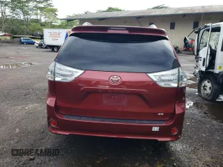 2016 Toyota Sienna SE with VIN 5TDXK3DC6GS737502, listed as a Copart auction lot 57361275 with 110,512 mi miles and Salvage title. Bid and sale history available at DreamBid. Image 6.