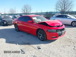 2015 Dodge Charger SXT with VIN 2C3CDXHG2FH852273, listed as a IAAI auction lot 40887122 with Not Provided miles and . Bid and sale history available at DreamBid. Image 1.