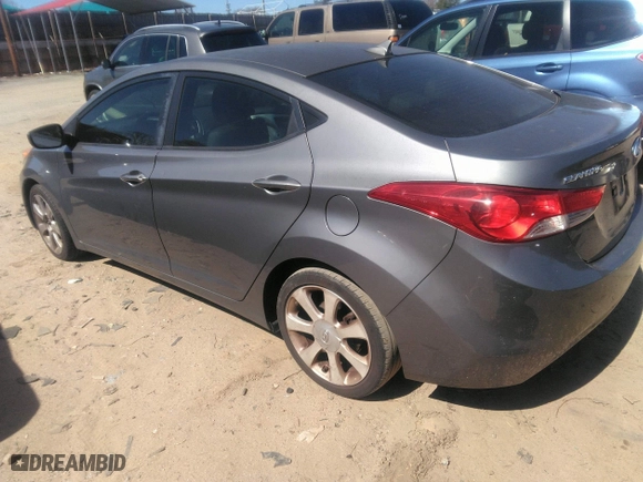 2012 Hyundai Elantra GLS with VIN 5NPDH4AE4CH090434, listed as a IAAI auction lot 41825488 with 208,252 mi miles. Bid and sale history available at carsss.com. Image 3.