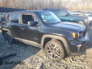 2020 Jeep Renegade Jeepster with VIN ZACNJBAB1LPM28489, listed as a Copart auction lot 84190354 with 51,895 mi miles and Salvage Title. Bid and sale history available at carsss.com. Image 4.