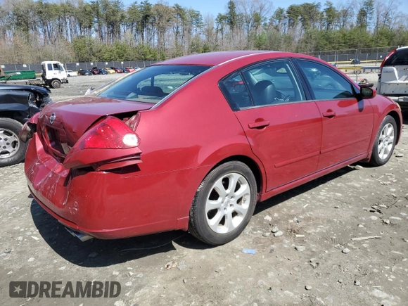 2007 Nissan Maxima 3.5 SL with VIN 1N4BA41E37C845530, listed as a Copart auction lot 51525105 with 200,118 mi miles and Salvage Title. Bid and sale history available at carsss.com. Image 3.