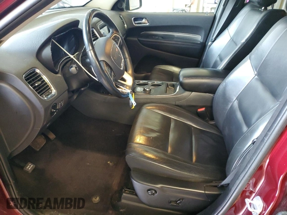 2017 Dodge Durango GT with VIN 1C4RDJDG5HC917700, listed as a Copart auction lot 54650215 with 124,483 mi miles and Salvage title. Bid and sale history available at DreamBid. Image 7.