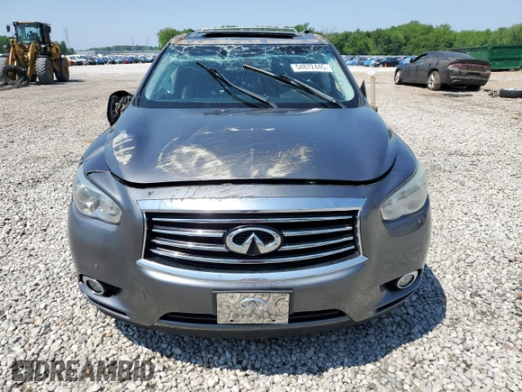 2015 Infiniti QX60 with VIN 5N1AL0MM8FC501858, listed as a Copart auction lot 54872445 with 175,937 mi miles and Salvage title. Bid and sale history available at DreamBid. Image 5.