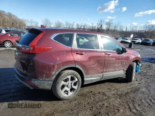 2019 Honda CR-V EX-L with VIN 7FARW2H89KE025788, listed as a Copart auction lot 46283485 with 49,012 mi miles and Salvage Title. Bid and sale history available at carsss.com. Image 3.