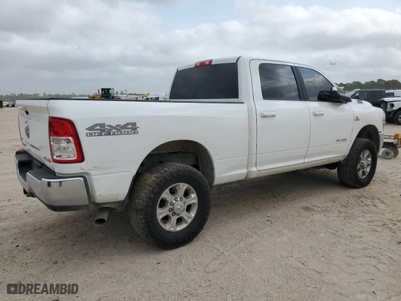 2020 Ram 2500 Big Horn with VIN 3C6UR5DL6LG185347, listed as a Copart auction lot 52036875 with 185,073 mi miles and Salvage Title. Bid and sale history available at carsss.com. Image 3.