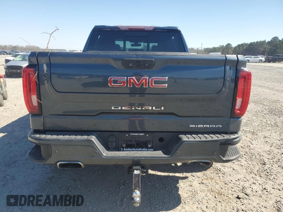 2019 GMC Sierra 1500 Denali with VIN 3GTU9FEDXKG277906, listed as a Copart auction lot 47025625 with 138,008 mi miles and Salvage title. Bid and sale history available at DreamBid. Image 6.