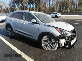 2020 Kia Niro EX with VIN KNDCC3LG1L5076154, listed as a IAAI auction lot 38402791 with Not Provided miles and . Bid and sale history available at DreamBid. Image 1.