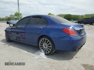 2019 Mercedes-Benz C 43 AMG with VIN 55SWF6EB4KU287626, listed as a Copart auction lot 53647985 with Not provided miles and Salvage title. Bid and sale history available at DreamBid. Image 2.