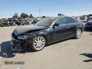 2013 Audi A4 Premium Plus with VIN WAUHFAFLXDA196776, listed as a Copart auction lot 71833604 with 85,051 mi miles and Salvage Title. Bid and sale history available at carsss.com. Image 1.