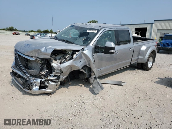 2022 Ford F-450 XL with VIN 1FT8W4DT7NEF23622, listed as a Copart auction lot 64498774 with Not Provided miles and Salvage Title. Bid and sale history available at carsss.com. Image 1.