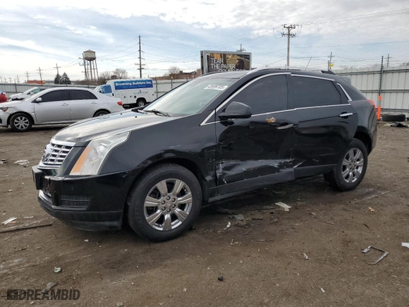 2015 Cadillac SRX Luxury Collection with VIN 3GYFNBE33FS518982, listed as a Copart auction lot 43699705 with 74,928 mi miles and Salvage Title. Bid and sale history available at carsss.com. Image 1.