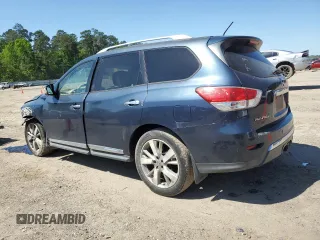 2014 Nissan Pathfinder Platinum with VIN 5N1AR2MM9EC662373, listed as a Copart auction lot 52448945 with 170,489 mi miles and Salvage Title. Bid and sale history available at carsss.com. Image 2.