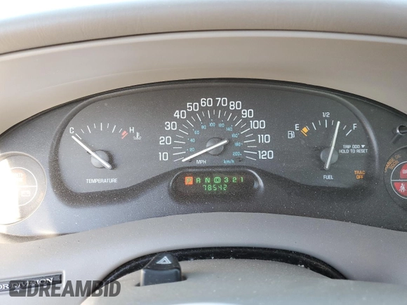 2002 Buick Century Custom with VIN 2G4WS52J321156298, listed as a Copart auction lot 77447314 with 78,542 mi miles and Salvage Title. Bid and sale history available at carsss.com. Image 9.
