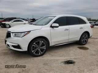 2020 Acura MDX w/Technology Pkg with VIN 5J8YD4H53LL052628, listed as a Copart auction lot 45430543 with 10,912 mi miles. Bid and sale history available at carsss.com. Image 1.