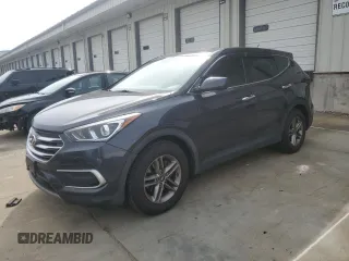 2018 Hyundai Santa Fe 2.4L with VIN 5XYZT3LB1JG563681, listed as a Copart auction lot 64003505 with 152,607 mi miles and Clean title. Bid and sale history available at DreamBid. Image 1.