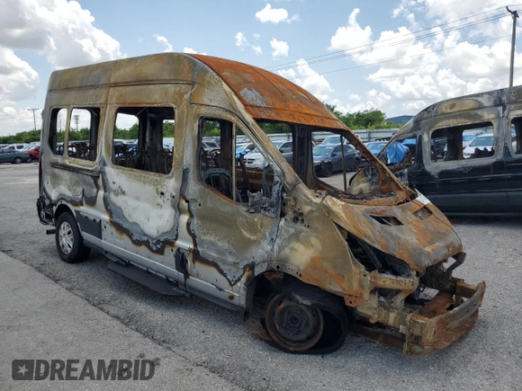 2020 Ford Transit Passenger XL with VIN 1FBAX2X82LKA95861, listed as a Copart auction lot 66141054 with Not Provided miles and Non Repairable. Bid and sale history available at DreamBid. Image 4.