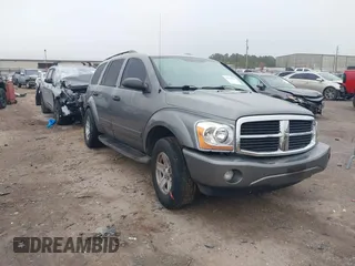 2005 Dodge Durango SLT with VIN 1D4HD48N55F597815, listed as a IAAI auction lot 41116580 with 196,176 mi miles. Bid and sale history available at carsss.com. Image 1.
