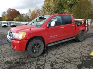 2010 Nissan Titan Pro-4X with VIN 1N6AA0EC7AN317456, listed as a Copart auction lot 80789754 with 133,162 mi miles and Salvage title. Bid and sale history available at DreamBid. Image 1.
