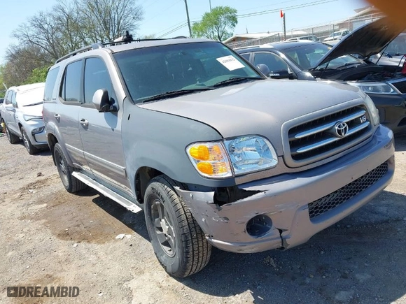 2001 Toyota Sequoia Limited with VIN 5TDBT48A91S026065, listed as a IAAI auction lot 42004832 with 254,386 mi miles. Bid and sale history available at carsss.com. Image 1.