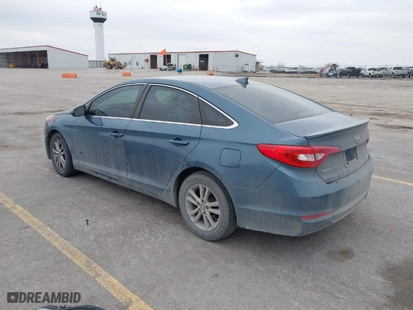 2017 Hyundai Sonata 2.4L with VIN 5NPE24AF6HH497550, listed as a IAAI auction lot 41707185 with 135,797 mi miles. Bid and sale history available at carsss.com. Image 3.