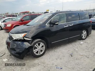 2015 Nissan Quest SV with VIN JN8AE2KP4F9126754, listed as a Copart auction lot 69391534 with 109,082 mi miles and Salvage Title. Bid and sale history available at carsss.com. Image 1.