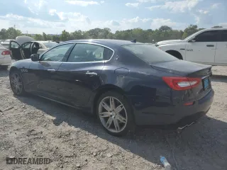 2015 Maserati Quattroporte S Q4 with VIN ZAM56RRA1F1135121, listed as a Copart auction lot 67470824 with 77,699 mi miles and Salvage Title. Bid and sale history available at carsss.com. Image 2.