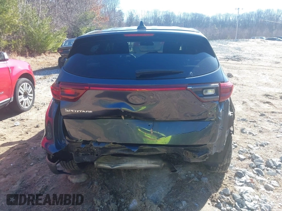 2020 Kia Sportage LX with VIN KNDPM3AC2L7656080, listed as a IAAI auction lot 41880254 with 34,023 mi miles and . Bid and sale history available at DreamBid. Image 16.