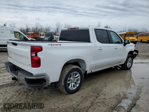 2024 Chevrolet Silverado 1500 LT with VIN 1GCPDKEK0RZ351170, listed as a Copart auction lot 48694575 with 2,586 mi miles and Salvage Title. Bid and sale history available at carsss.com. Image 3.