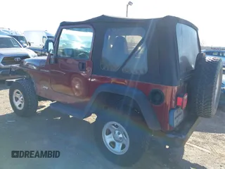 2002 Jeep Wrangler SE with VIN 1J4FA29PX2P748357, listed as a IAAI auction lot 41828109 with 93,941 mi miles and . Bid and sale history available at DreamBid. Image 3.