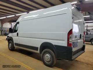 2025 Ram ProMaster Cargo Van Tradesman with VIN 3C6LRVCG3SE512992, listed as a Copart auction lot 47081275 with 0 mi miles and Salvage Title. Bid and sale history available at carsss.com. Image 2.