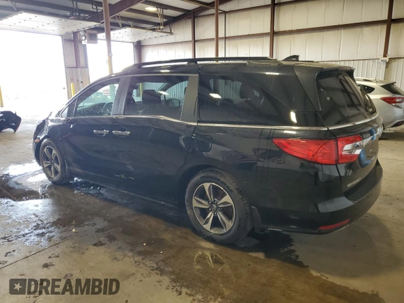 2020 Honda Odyssey Touring with VIN 5FNRL6H87LB006802, listed as a Copart auction lot 75322104 with 49,309 mi miles and Salvage Title. Bid and sale history available at DreamBid. Image 2.