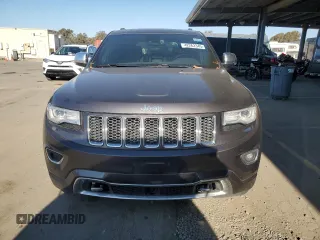 2014 Jeep Grand Cherokee Overland with VIN 1C4RJFCM1EC582749, listed as a Copart auction lot 42262345 with 133,285 mi miles and Clean Title. Bid and sale history available at DreamBid. Image 5.