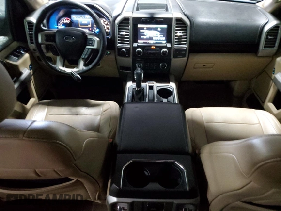 2015 Ford F-150 XLT with VIN 1FTEW1EG4FKD01433, listed as a Copart auction lot 58144465 with 102,059 mi miles and Salvage title. Bid and sale history available at DreamBid. Image 8.