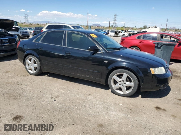 2003 Audi A4 1.8T z VIN WAUJC68E73A377743, wystawiony jako Copart lot #58604895 z przebiegiem 157 497 mil mil oraz Czysty tytuł • Clean title. Historia ofert i sprzedaży dostępna na DreamBid. Obrazek 4.