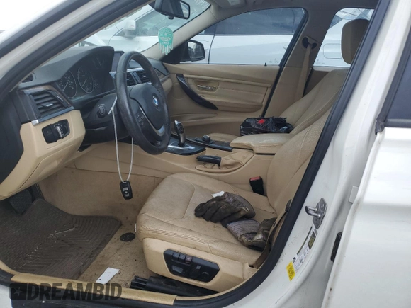 2015 BMW 3 Series 328d with VIN WBA3D3C54FK157793, listed as a Copart auction lot 60105595 with Not provided miles and Clean title. Bid and sale history available at DreamBid. Image 7.