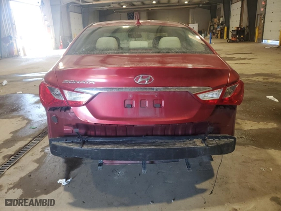 2012 Hyundai Sonata GLS PZEV with VIN 5NPEB4ACXCH322684, listed as a Copart auction lot 48843805 with 183,949 mi miles and Salvage Title. Bid and sale history available at carsss.com. Image 6.