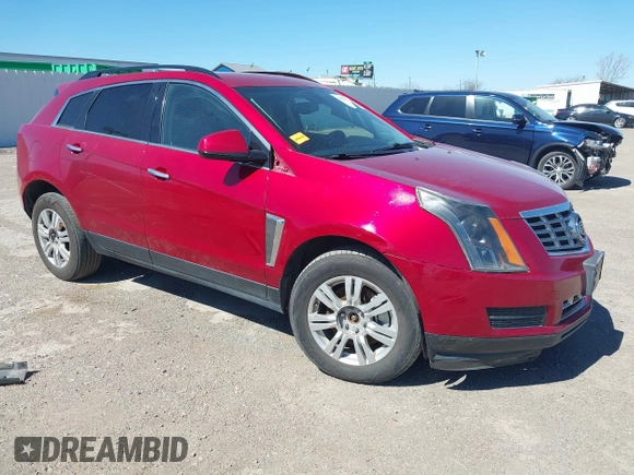 2014 Cadillac SRX with VIN 3GYFNAE36ES597007, listed as a IAAI auction lot 41675527 with 105,613 mi miles and . Bid and sale history available at DreamBid. Image 1.