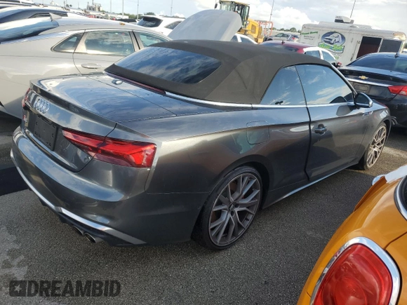 2020 Audi S5 Premium Plus z VIN WAUY4GF59LN000344, wystawiony jako Copart lot #74332754 z przebiegiem Nie podano mil oraz Nie do naprawy. Historia ofert i sprzedaży dostępna na DreamBid. Obrazek 3.